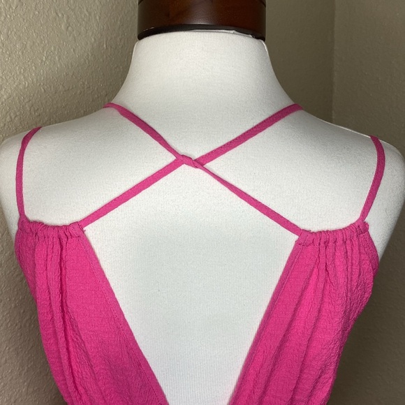 NWT Lush Beautiful Pink Maxi Dress with Cutouts Size S - Picture 11 of 14